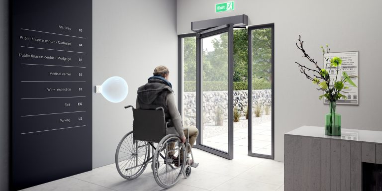 Hands free door opener disabled